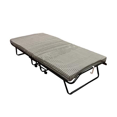 Lit pliant Avenue Literie 1 personne 12 Lattes Matelas 80×190 couchage d’appoint