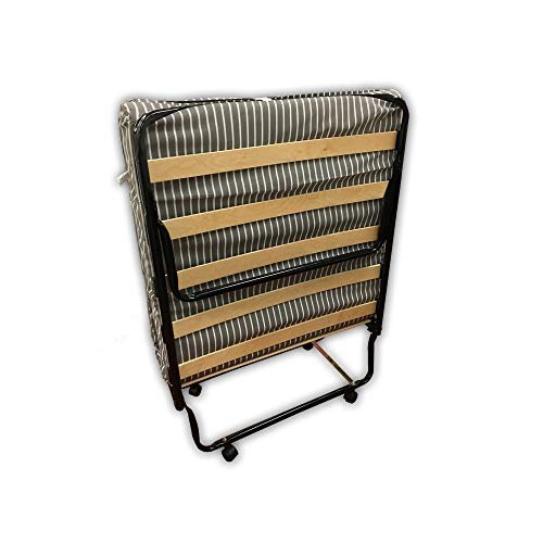 Lit pliant Avenue Literie 1 personne 12 Lattes Matelas 80×190 couchage d’appoint