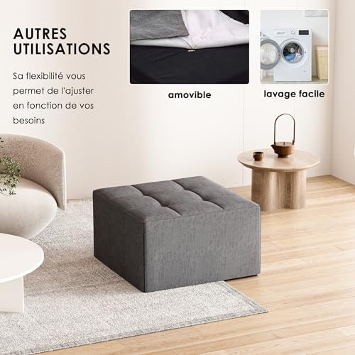 Lit pliant 76 x 197 DEWINNER 1 personne pour bureau et invités