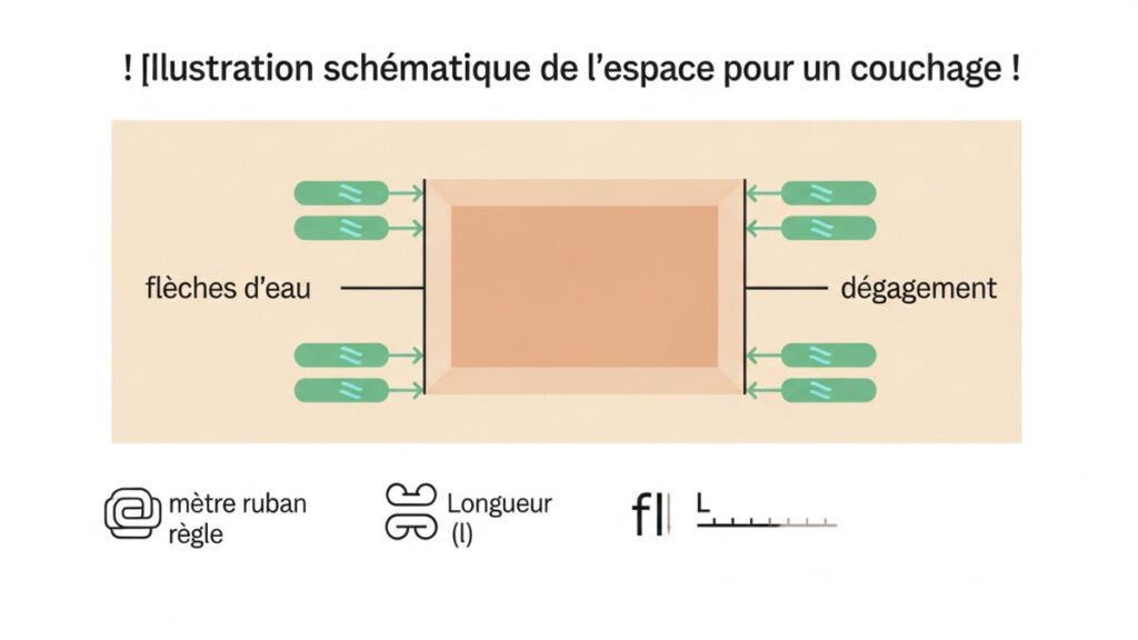 Illustration de la section : Quel espace avez-vous pour installer le couchage ? – En clair :