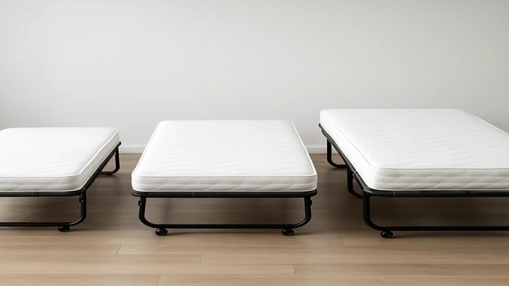 Les dimensions standards d'un lit pliant 1 place