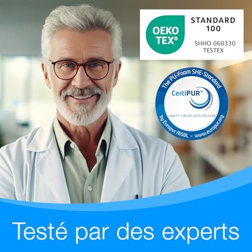 Matelas pliant ELONEO 90 x 200 1 personne confort