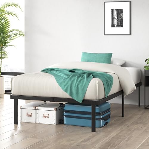 Cadre de lit 90 x 190 Zinus Caleb 160 kg montage rapide