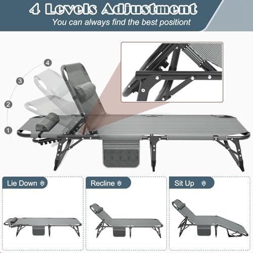 lit d’appoint 1 Personne191 x 68 Obqer 200kg pour bureau et camping