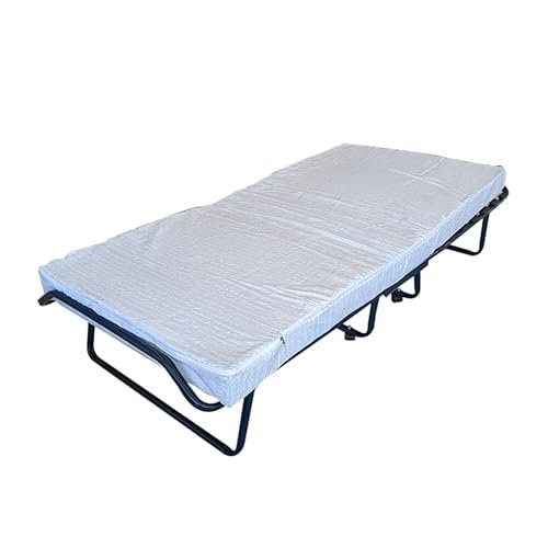 Lit pliant gris 90 x 190 Avenue Literie 1 personne robuste