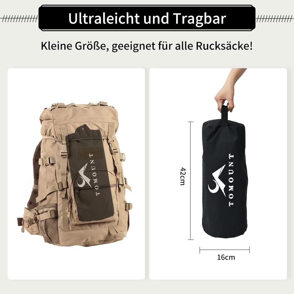 Lit de camping TOMOUNT 150 kg pour extérieur et bureau