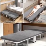 Lit pliant AuraThreads 1 personne 150 kg pour invités