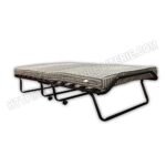 Lit pliant Avenue Literie 1 personne 12 Lattes Matelas 80×190 couchage d’appoint