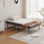 Lit pliant 190 x 80 avec matelas 200 kg