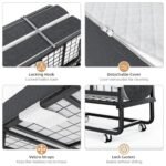 Lit pliant 190 x 80 avec matelas 200 kg