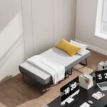 Lit pliant 190 x 80 avec matelas 200 kg