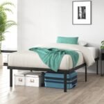 Cadre de lit 90 x 190 Zinus Caleb 160 kg montage rapide