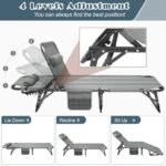 lit d’appoint 1 Personne191 x 68 Obqer 200kg pour bureau et camping